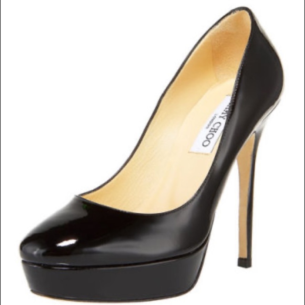 Jimmy Choo cosmic patent leather pumps